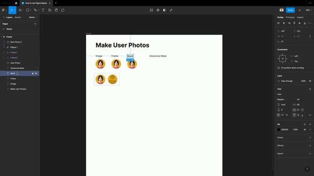 How to Mask in Figma смотреть онлайн