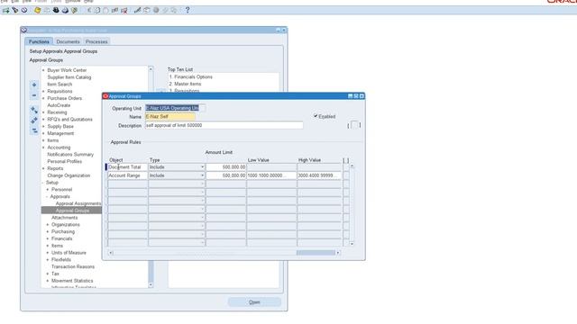 Self Approve - Purchasing Requisition - Oracle Finance R12 смотреть онлайн