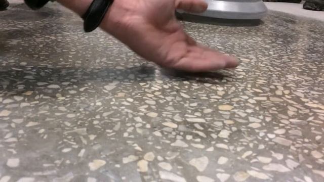Полировка бетонного пола. Финишная обработка алмазными падами. смотреть онлайн