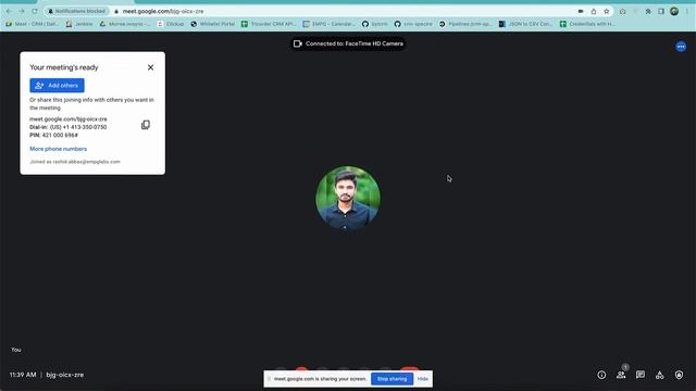 Google Meet Screen Sharing Mac M1