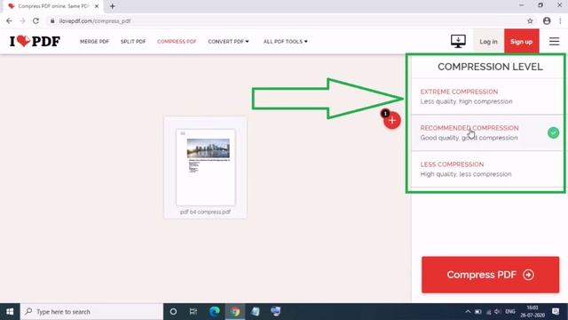 How To Reduce PDF File Size Without losing Quality | Compress PDF File Size | Online смотреть онлайн
