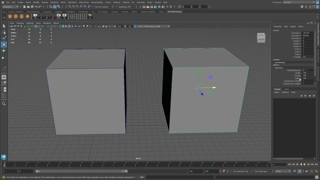 Maya Quick Tip 11: How to Duplicate Objects and Keep History Input to Edit смотреть онлайн