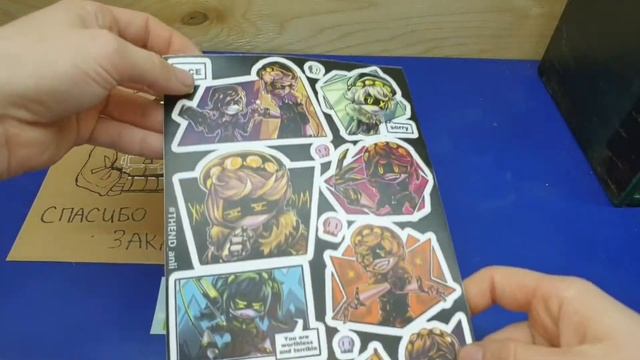 Крутые стикеры Murder Drones (распаковка) смотреть онлайн