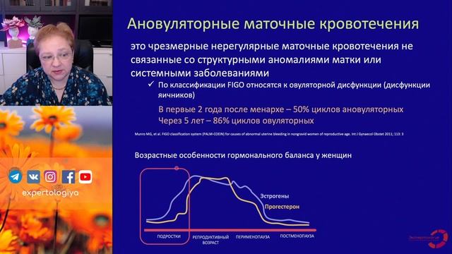 Меноррагия у подростков l Пустотина О.А. смотреть онлайн