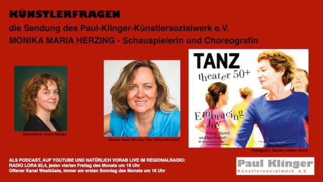 Die Schauspielerin und Choreografin Monika M. Herzing zu Gast bei 'Künstlerfragen' im September 202 смотреть онлайн