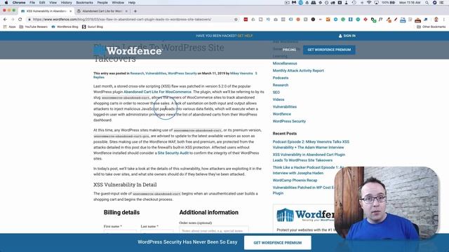 WordPress XSS Vulnerability In WooCommerce Add-on Plugin смотреть онлайн