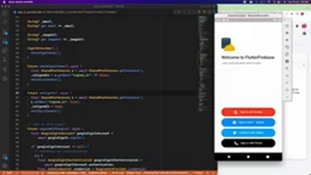 Flutter & Firebase Authentication | Login with Twitter & Phone Auth (PART 2) смотреть онлайн