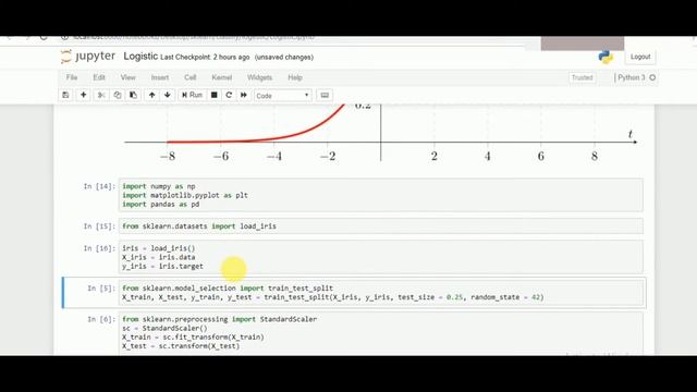 logistic regression classification part1 | Machine learning Scikit Learn | Scikit learn tutorial смотреть онлайн
