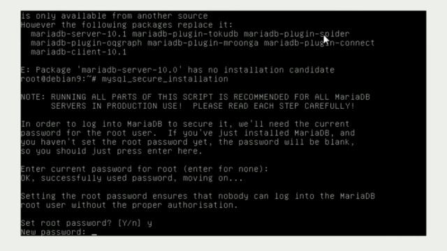 INSTALASI DAN KONFIGURASI MYSQL DEBIAN 9 смотреть онлайн