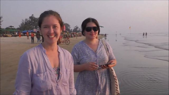 220. Наши зрители из Казахстана. Закат в Арамболе. Гоа. Индия. смотреть онлайн