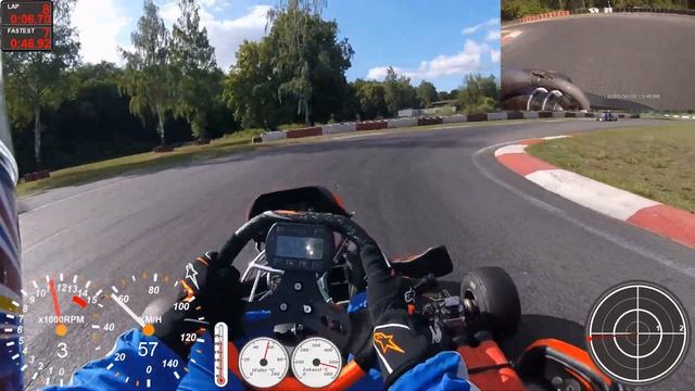 KZ2 Karting & 0 - 100 launches @ Kerpen 20-06-2020 with DATA OVERLAY (Speed, RPM, G-FORCE + Temp) смотреть онлайн