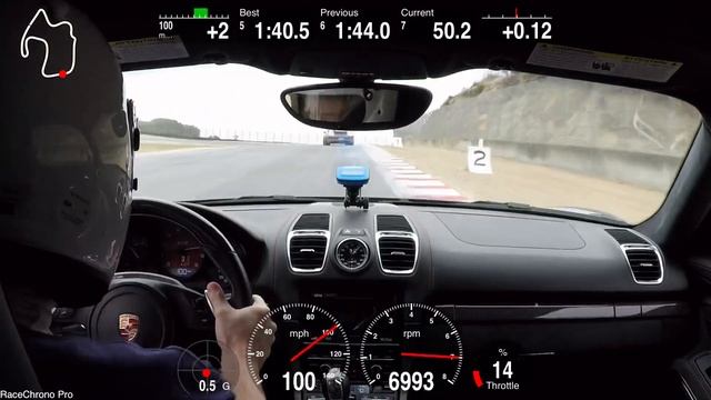 Laguna Seca - 1:40.47 - Porsche Cayman GTS смотреть онлайн