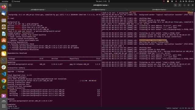 PostgreSQL minor version upgrade on Redhat – Jobin Augustine – Percona PostgreSQL tutorial смотреть онлайн