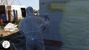 Напыление пенополиуретана ППУ на установке PROTON E-5m.