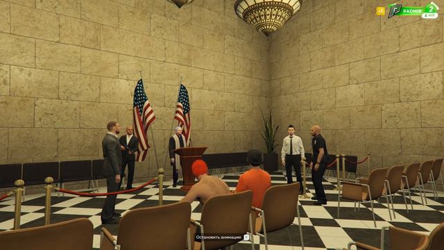 НАКАЗАНИЕ ЗА ПОБЕГ! Сумасшедший судья выдал НОВЫЙ ПРИГОВОР! - GTA 5 RP Radmir (Моды ГТА 5) смотреть онлайн