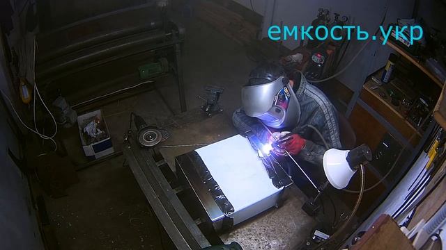 Канистра из нержавеющей стали 20 литров, TIG сварка аргоном смотреть онлайн