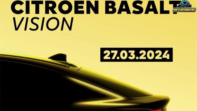 Citroen Basalt Vision SUV Coupe Teased Ahead Of March 27 - Explained All Spec, Features And More смотреть онлайн