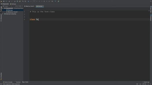 Python Polynomial Multiplier App - 2 - Implementing The Term Class смотреть онлайн