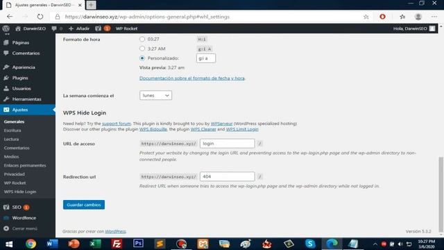 Como Cambiar la URL del Admin de WordPress (wp-admin) Protege tu Web 2020 смотреть онлайн