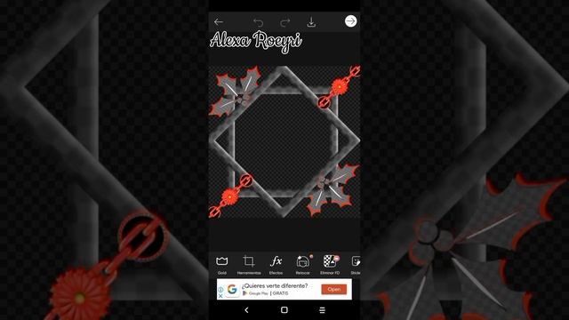 como crear marcos con cadenas y flores nochebuenas | apps: #textlab #picsart #pinterest смотреть онлайн