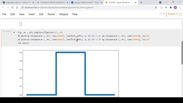 Python Uniform Distribution смотреть онлайн