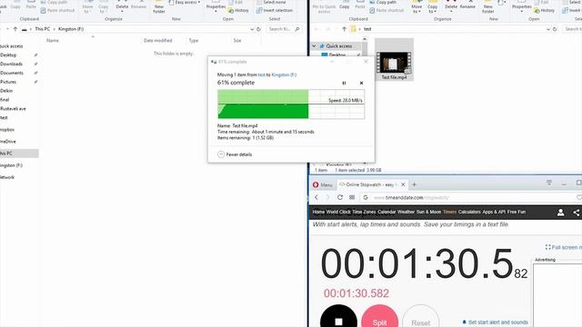 Kingston Digital 256GB SDXC UHS I Speed Class 3 90MBs Read 80MBs Card Unboxing and Speed Test! смотреть онлайн