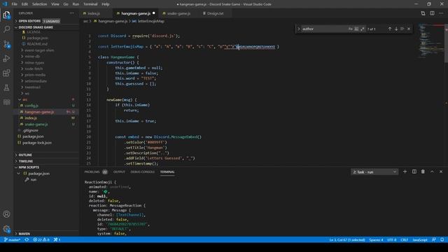 Hangman | Discord Chat Bot Game смотреть онлайн