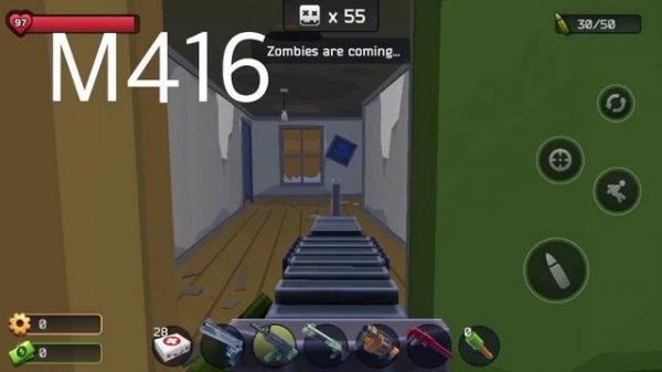 All pixel combat:Zombies strike weapons