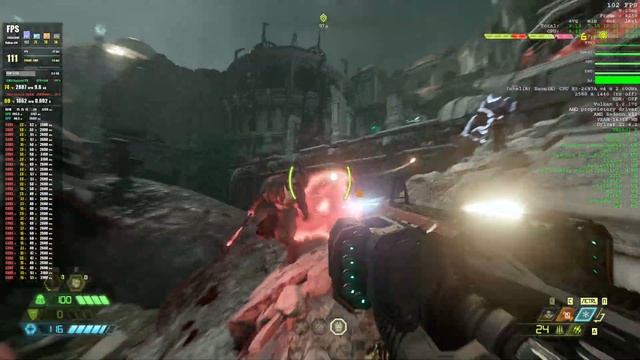 DOOM Eternal Radeon VII xEON 2697A v4 (Hyper-threading - on) энергопотребление 19042.964 Vulkan смотреть онлайн