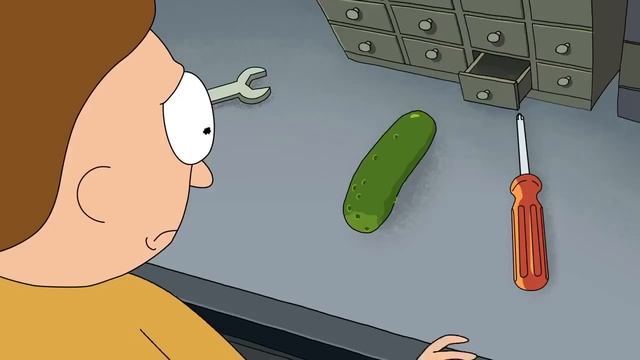 Рик и морти. Рик огурец! Я огурчик Рик! смотреть онлайн