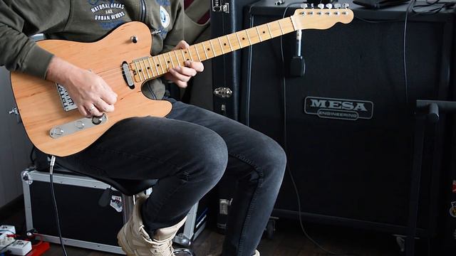 Yakovuk Alder/Acacia T-style guitar demo - Dad Rock, Gain and such. смотреть онлайн