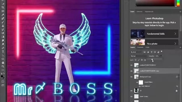 How To Make Attractive Glowing PUBG Logo / AVATAR | Adobe Photoshop | Full Tutorial смотреть онлайн