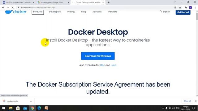 7. Introduction to dockers. Setting up docker desktop on your machine смотреть онлайн
