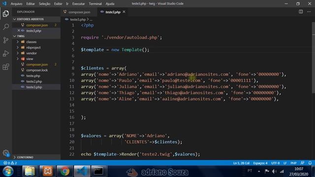 Curso de Twig template aula 19 Update para Twig v3 смотреть онлайн