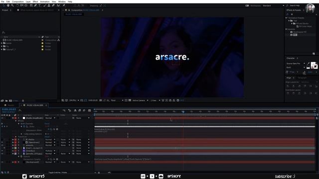 Make Glitch Audio Visualizer - After Effect Tutorial | Arsacre| 2021 смотреть онлайн