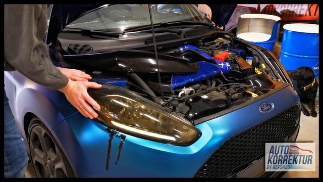 Scheinwerfercover Ford Fiesta MK7 | Autokorrektur by REFS420 Headlightcover Tuning смотреть онлайн