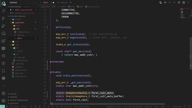 ESP-IDF in CPP 05: Calling a method only once; FreeRTOS mutex (inc. static and recursive) смотреть онлайн