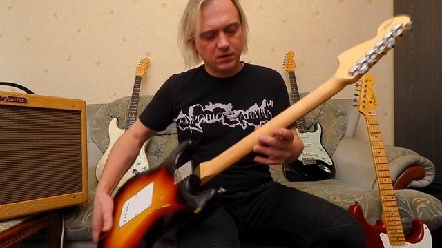 Обзор на диване - Fender Custom Shop Stratocaster смотреть онлайн