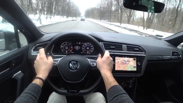 Volkswagen Tiguan 2018 2.0 TDI 150HP Test Drive смотреть онлайн