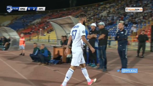 КПЛ-2017. 28 ТУР. ОРДАБАСЫ - ИРТЫШ 0:2 (УДАЛЕНИЕ - А. СИМЧЕВИЧ) смотреть онлайн