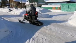 Снегоход WELS 200 теперь он  long.(SNOWFOX 200)