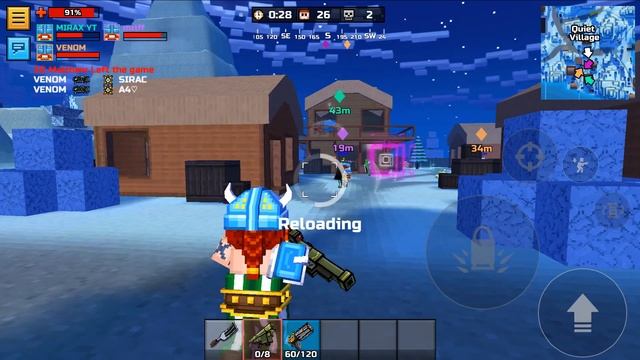 Pixel Gun 3D - Team Obelix and 13 kills in the Battle Royale on a Small Map смотреть онлайн