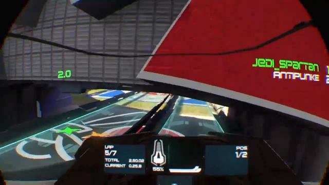 WIPEOUT VR SHORTCUTS IN RW STADIUM смотреть онлайн