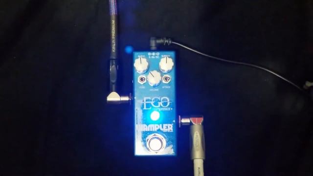 Wampler Mini Ego Compressor & Fender 68 Custom Reverb Deluxe Amp смотреть онлайн