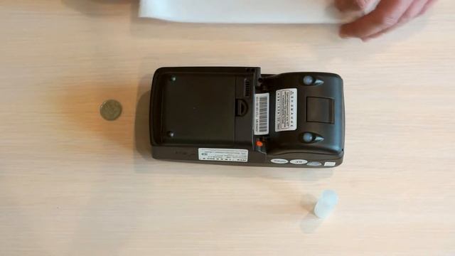 Замена чековой ленты на POS терминале IRAS 900K смотреть онлайн