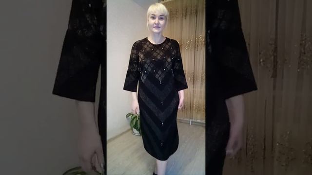 Платье.Состав:вискоза, люрекс.Размеры:1-от48до56; 2-от56 по62; 3-от62.Цена4300р. WhatsApp8909706210 смотреть онлайн