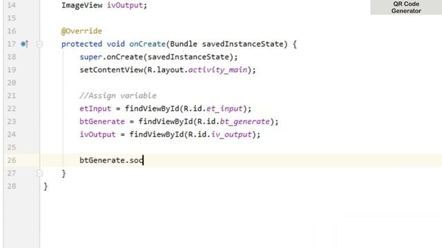 How to Generate QR Code in Android Studio | QrGenerator | Android Coding смотреть онлайн