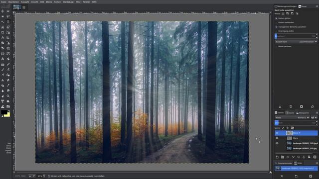 #Gimp 2.9.8 #Lernvideo: Wie fügt man schöne Sonnenstrahlen zu Fotos hinzu? смотреть онлайн
