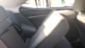 TOYOTA COROLLA - HOW TO LAY DOWN REAR SEATS