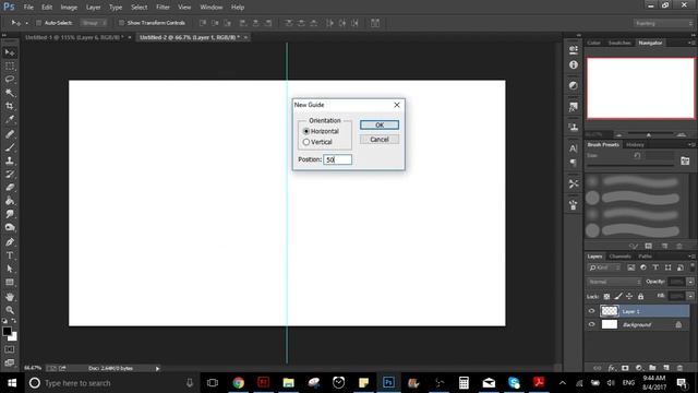 HOW TO FIND THE CENTER OF AN IMAGE IN PHOTOSHOP USING THE GUIDES смотреть онлайн